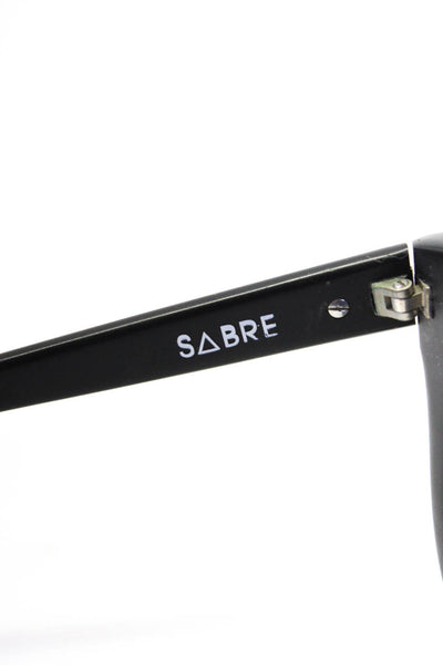 Sabre Vision Womens Poolside LTD Round Sunglasses Black Dimensions 53-15 140 mm