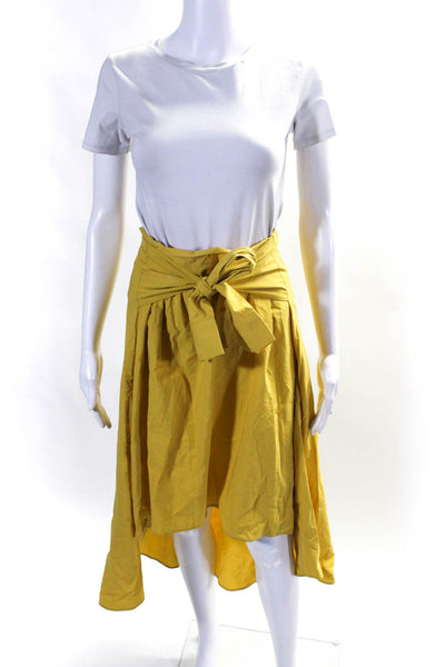 Current Air Zara Womens Vertical Striped A Line Skirt Gray Yellow Size XS Lot 2