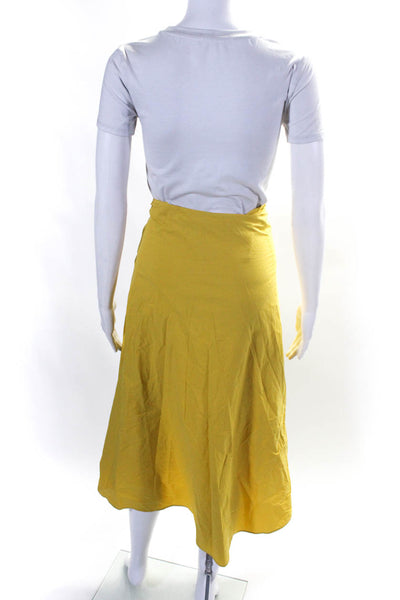 Current Air Zara Womens Vertical Striped A Line Skirt Gray Yellow Size XS Lot 2