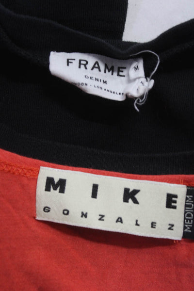 Frame Mike Gonzalez Womens Long Sleeve T Shirt Tank Top Size Medium Lot 2