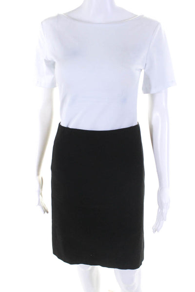 Moschino Cheap & Chic Women's Knee Length Lined A-line Skirt Black Size 4