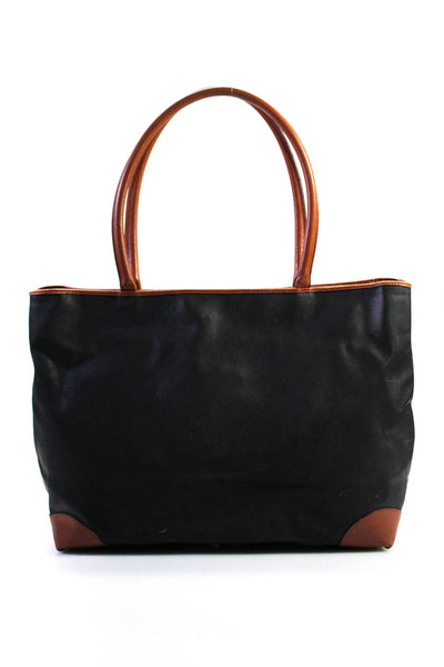 Bottega Veneta Women's Top Handle Snap Closure Tote Handbag Black Size L