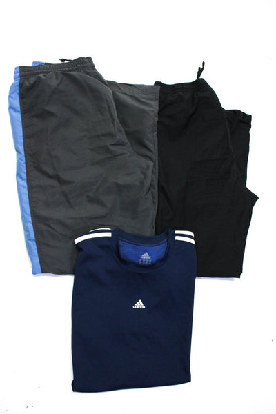 Adidas Nike Mens Striped Pullover Tank Top Athletic Pants Blue Size L XL Lot 3