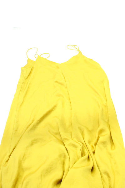 Amuse Society Zara Womens Kimono Jumpsuit Yellow Blue One Size Small Lot 2