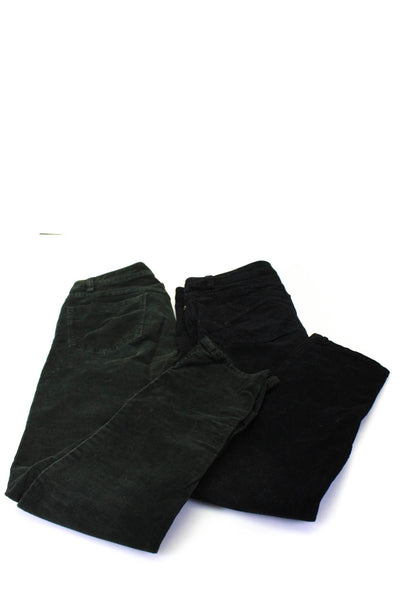 Sanctuary Denim Women's Skinny Ankle Corduroy Pants Black Green Size 27 Lot 2