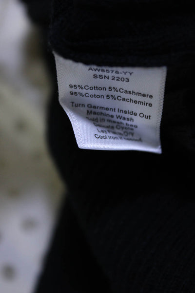 ATM Women's V-Neck Sleeveless Sweater Vest Black Size XS