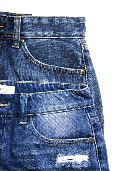 JBD Women's Five Pockets Distress Cutoff Short Size M Lot 2
