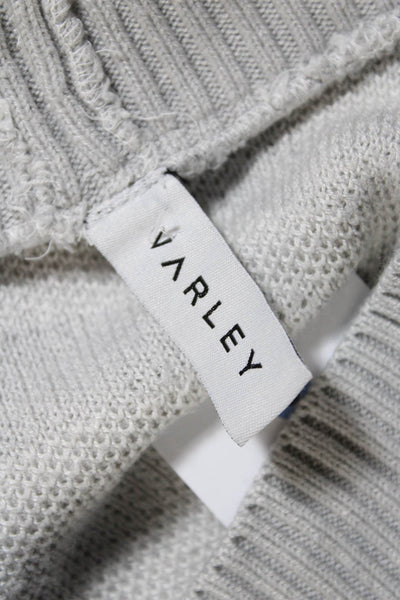 Varley Women's V-Neck Long Sleeves Pullover Sweater Stripe Size S