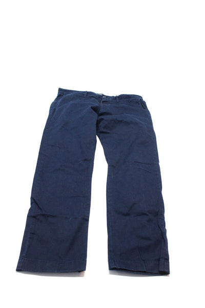 J Crew Adriano Goldschmied Mens Pants Jeans Navy Blue Black Size 34X30 32 Lot 2