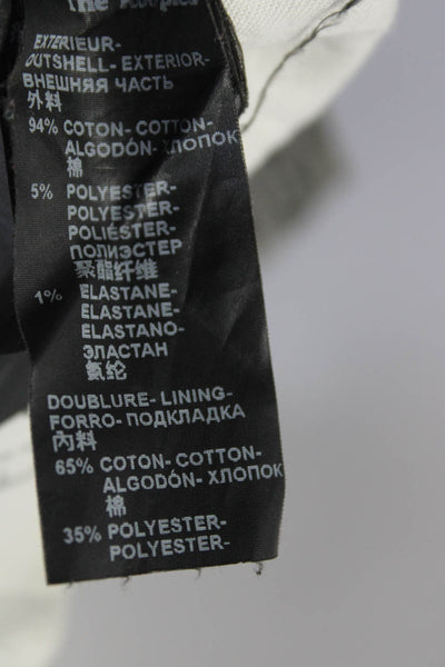 The Kooples Mens Cotton Denim Mid-Rise Acid Wash Straight Leg Jeans Gray Size 33