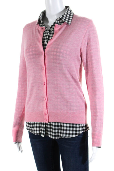 J Crew Women's Button Down Long Sleeves Cardigan Sweater Pink Size S Lot 2