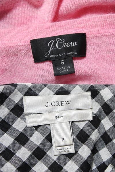 J Crew Women's Button Down Long Sleeves Cardigan Sweater Pink Size S Lot 2