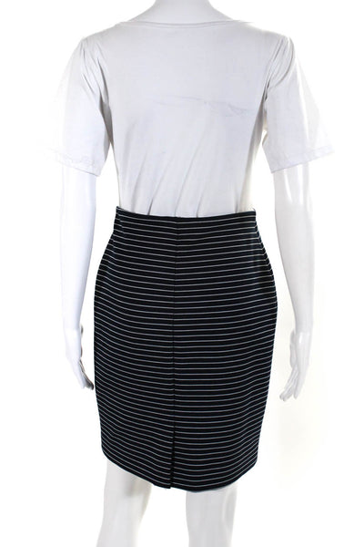 Banana Republic J Crew Womens Striped Pencil Skirts Blue White Size PXS 4 Lot 2