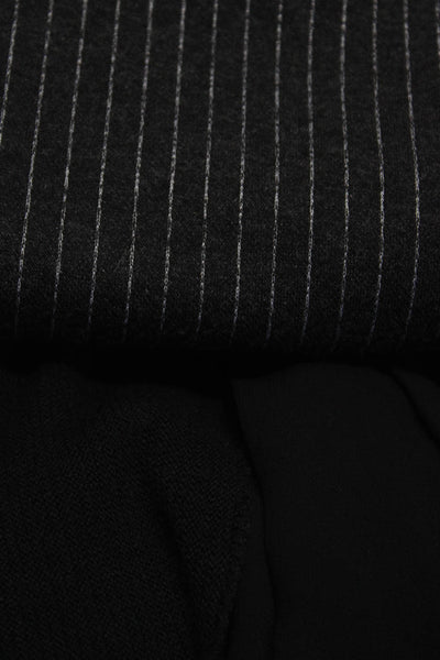Zara Women's Mock Neck Short Sleeves Pockets Stripe Midi Dress Size S Lot 2