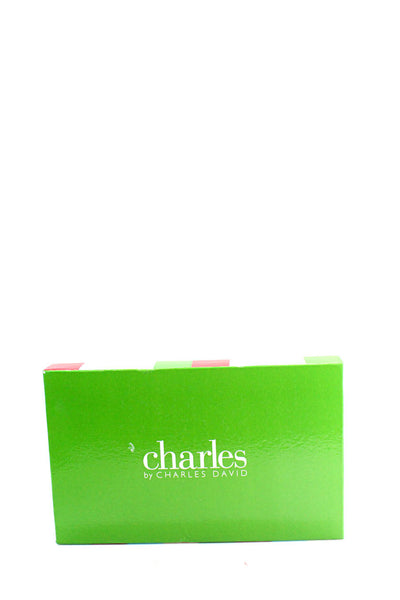 Charles by Charles David Womens Platform Satin Sequin Slingback Pumps Black 5B