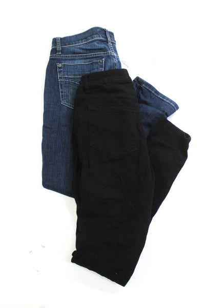 Joes Jeans Rachel Rachel Roy Womens Skinny Cropped Jeans Black Blue 24 27 Lot 2