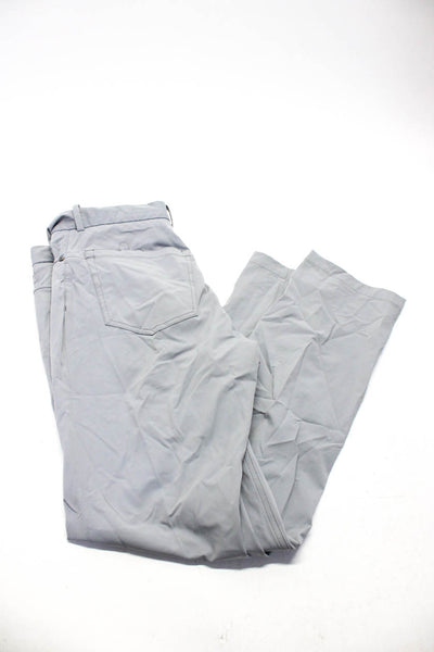 RLX Ralph Lauren Mens Hook & Eye Straight Leg Dress Pants Gray Size EUR32