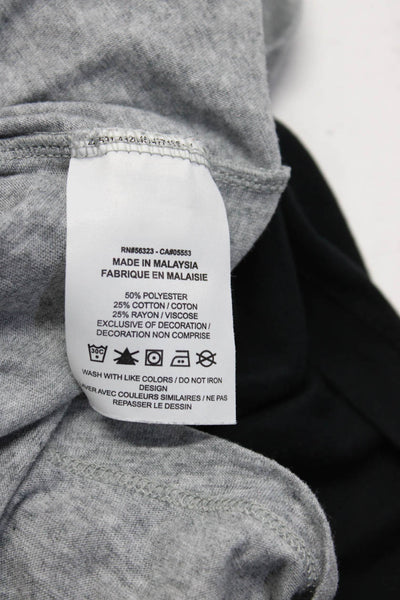 Nike LNA Womens Graphic Print Round Neck Short Sleeve Tops Black Size XS S Lot 3