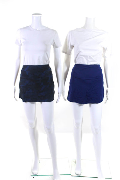 With Womens Athletic Mini Skorts Blue Size XS S Lot 2