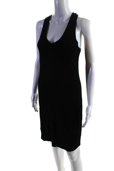 Feel the Piece Terre Jacobs Womens V Neck Sleeveless Tank Dress Black Size XS/S