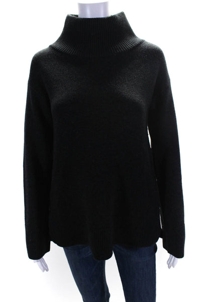 Rag & Bone Womens Buttoned Side Long Sleeved Turtleneck Sweater Gray Size 2XS