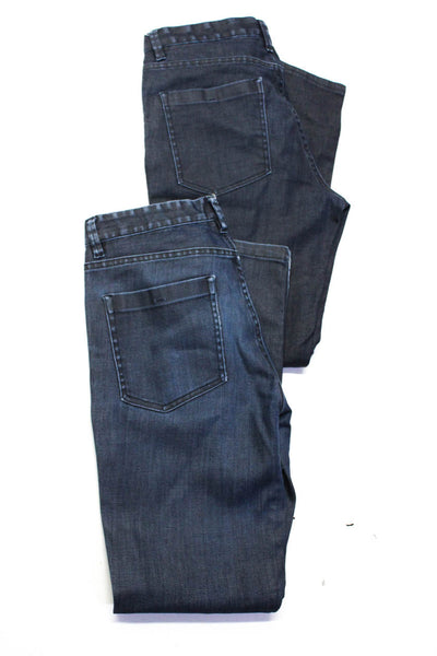 Theory Womens Cotton Dark Wash Buttoned Skinny Leg Jeans Blue Size EUR30 Lot 2