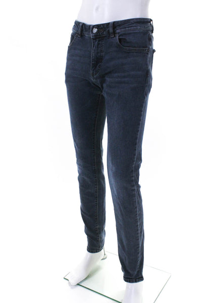 DL1961 Mens Denim Mid Rise Zip Up Slim Straight Leg Jeans Blue Size 31/34