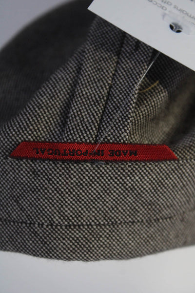 CH Carolina Herrera Mens Wool Notched Collar Two Button Blazer Gray Size 41