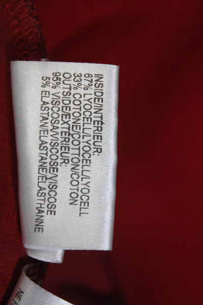 Neil Barrett Men's Geometric Print Crewneck Sweatshirt Red Size S