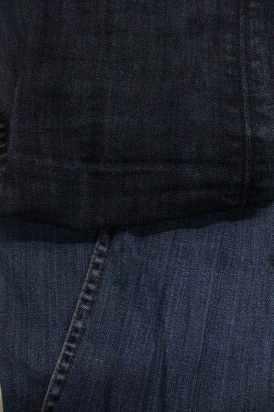 Hudson Womens Low Rise Distressed Denim Slim Skinny Jeans Blue Size 25 26 Lot 2