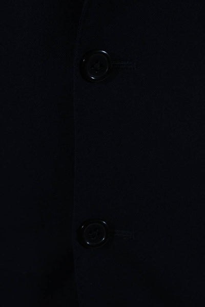 Polo Ralph Lauren Mens Wool Darted Collared Long Sleeve Blazer Navy Size EUR40