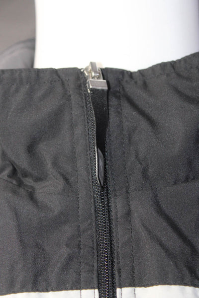 Reebok Men's Striped Trim Full Zip Track Jacket Black Size 2XL