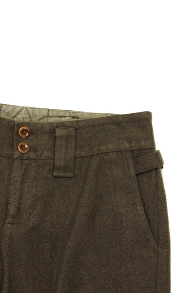 Ralph Lauren Rugby Women's Mid Rise Straight Leg Cargo Pants Brown Size 0