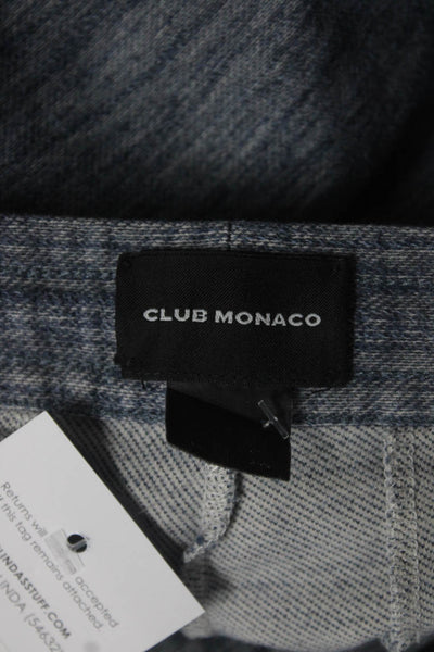 Club Monaco Mens Drawstring Waist Sweatpants Blue Cotton Size Small
