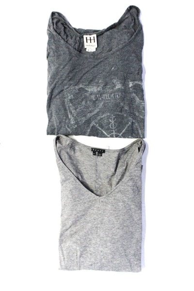 Haute Hippie Womens Jersey Knit Tank Top Camisole T-Shirt Gray Size M Lot 3