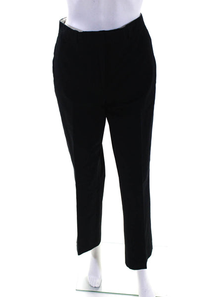 Etro Women's Pleated Straight Leg Dress Pants Black Size 44