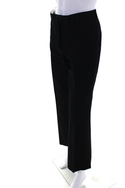 Etro Women's Pleated Straight Leg Dress Pants Black Size 44
