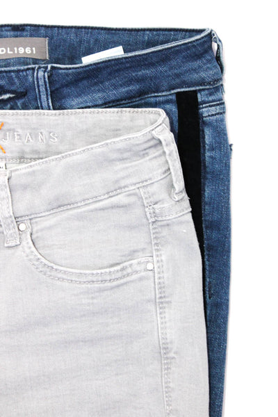 DL1961 Dream Jeans Womens Cotton Denim Skinny Jeans Blue Gray Size 24 28 Lot 2