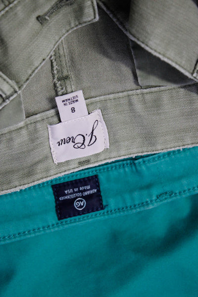 AG Adriano Goldschmied J Crew Womens Jeans Pants Green Size 8 29 Lot 2