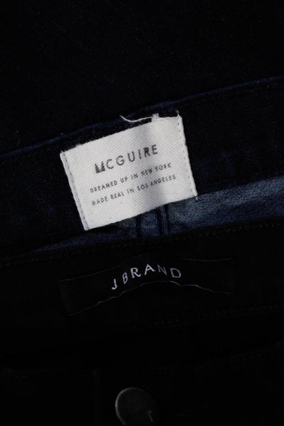 J Brand McGuire Women's High Rise Ankle Skinny Jeans Black Size 28 26, Lot 2