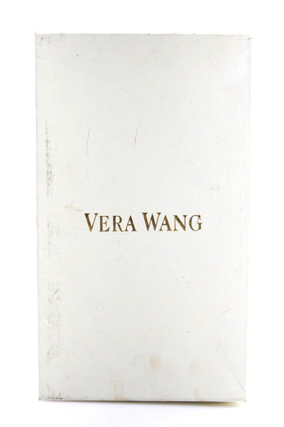 Vera Wang Womens Metallic Jeweled Strappy Open Toe Stiletto Heels Gold Size 7