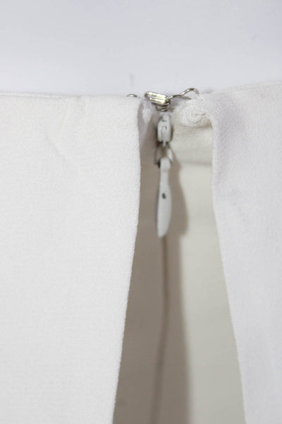 Intermix Women's Draped Strapless Jumpsuit White Size P