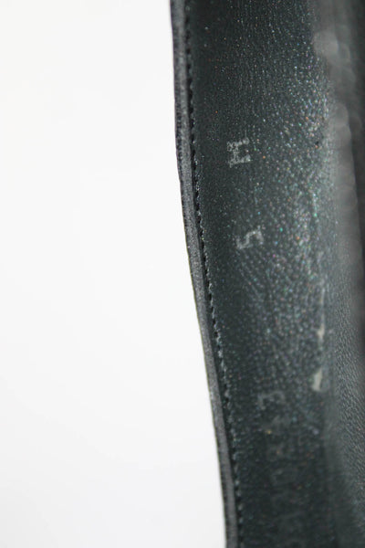 Stuart Weitzman Womens Leather Platform Stiletto High Heels Pumps Black Size 5