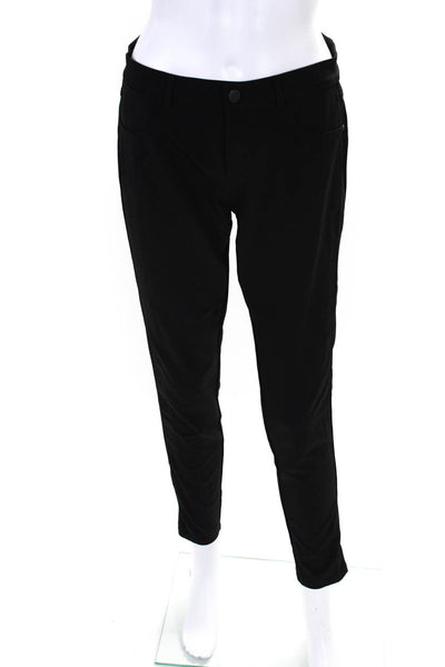 Lafayette 148 New York Womens Low-Rise Skinny Leg Mercer Trousers Black Size 4