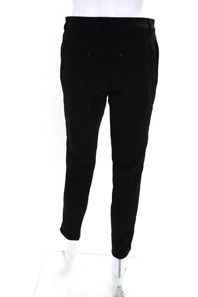 Lafayette 148 New York Womens Low-Rise Skinny Leg Mercer Trousers Black Size 4