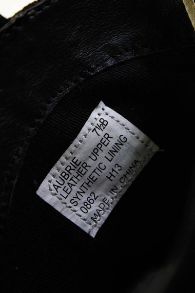 Denim & Supply By Ralph Lauren Womens Round Toe Suede Ankle Bootie Black Size 7.