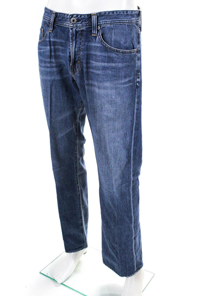 AG Adriano Goldschmied Mens The Protege Straight Leg Jeans Blue 33X34
