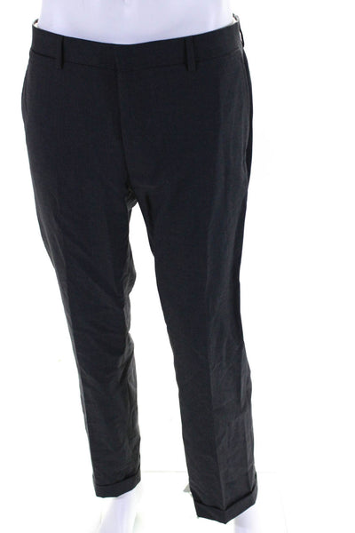 Polo Ralph Lauren Men's Flat Front Straight Leg Dress Pant Gray Size 36