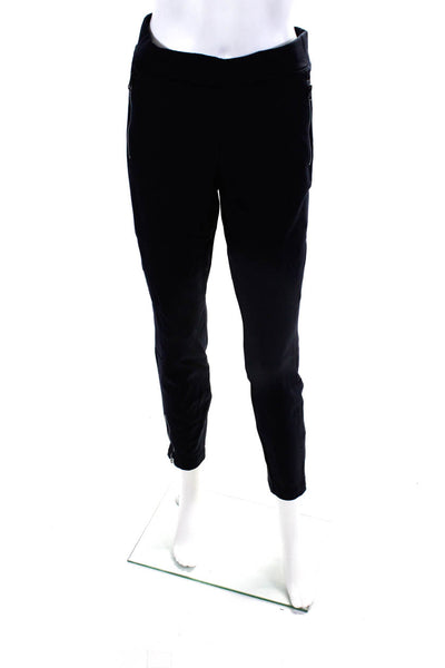 Cambio Womens Mid-Rise Two Pocket Pull On Ankle Leggings Navy Blue Size 38