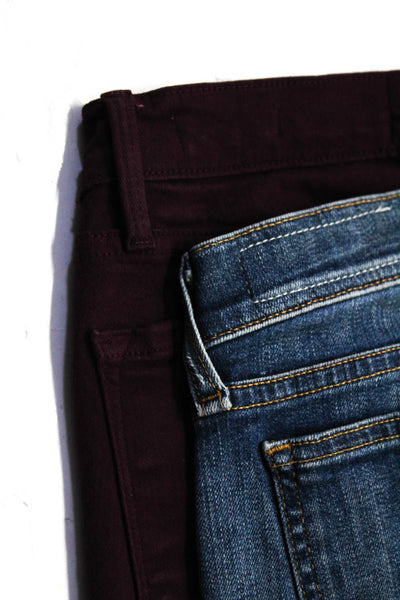 Rag & Bone Jean Frame Denim Womens Skinny Jeans Blue Size 24 25 Lot 2